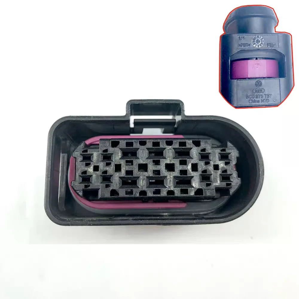 Vir VW Golf 7 MK7 10 na 14 Pin OEM HID Xenon koplampverbindingsadapter draad harnas - Beeld 4