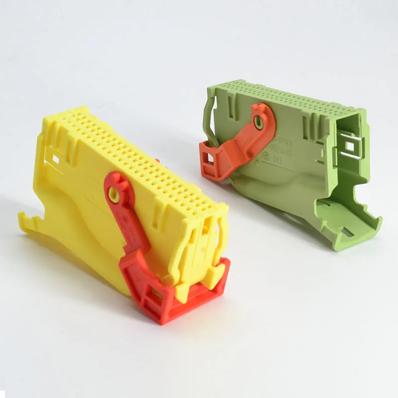 Konektor Custom Wiring Harness Pria Wanita Hijau Kuning Produsen Mobil Otomatis PBT - GF30