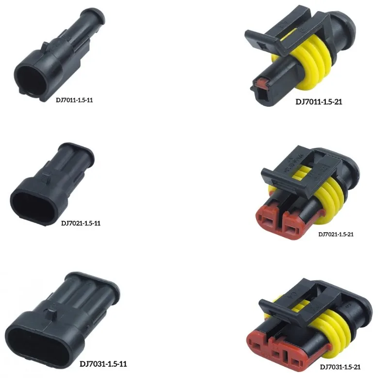 1.5 Series 7021 AMP/TE  2P/3P/4P Car Waterproof  Connectors Catalog