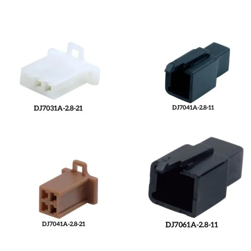 2.8 Series 3P 4P PA66 Plastic Connector Car Parts - Image 2