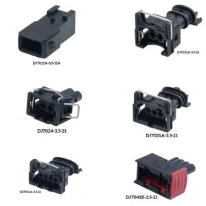 3.5 Series 2P 4P 6P Plastic PBT PA66 Connector Assembly