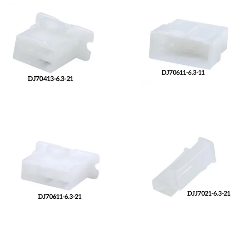6.3 Series DJ7011 2P/3P/4P PBT PA66 Plastic Harness Connector 2 6.3 Series DJ7011 2P/3P/4P PBT PA66 Plastic Harness Connector - Image 2