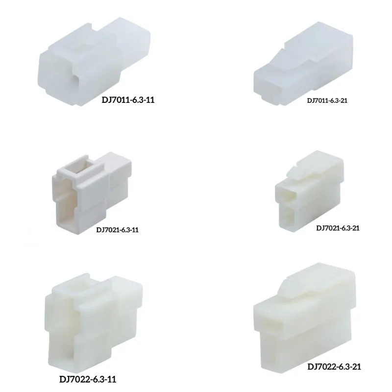 6.3 Series DJ7011 2P/3P/4P PBT PA66 Plastic Harness Connector 4 6.3 Series DJ7011 2P/3P/4P PBT PA66 Plastic Harness Connector - Image 4
