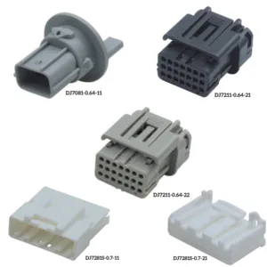 0.64 Series 2P 4P 6P 8P 10P 32P Series Plastic PVC PA66 Connector With Custom Service