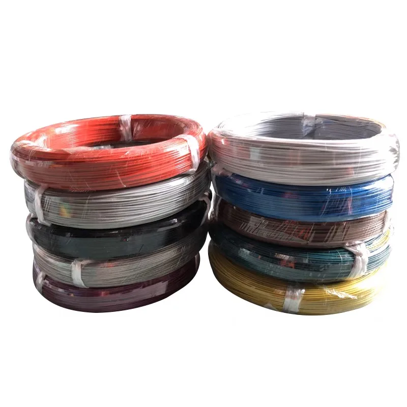 UL1007 1015 1569 Kabel Kawat Tembaga Elektronik 1mm 6AWG-28AWG Kawat Untai Berisolasi PVC untuk Pengkabelan Rumah - Gambar 2