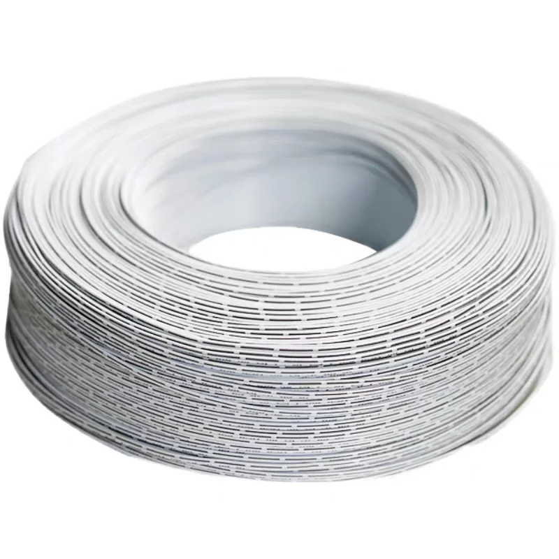 Werksspezifisches AWM 2468 Kabel 22awg Weißer und schwarzer Elektrodraht Außendurchmesser 1,8 * 3,6 mm Verlängerungsstrom-Parallelkabel