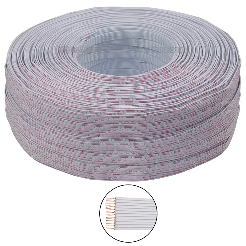 Werksspezifisches AWM 2468 Kabel 22awg Weißer und schwarzer Elektrodraht Außendurchmesser 1,8 * 3,6 mm Verlängerungsstrom-Parallelkabel - Bild 5