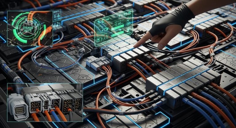 Khai thác dây cho hệ thống pin EV